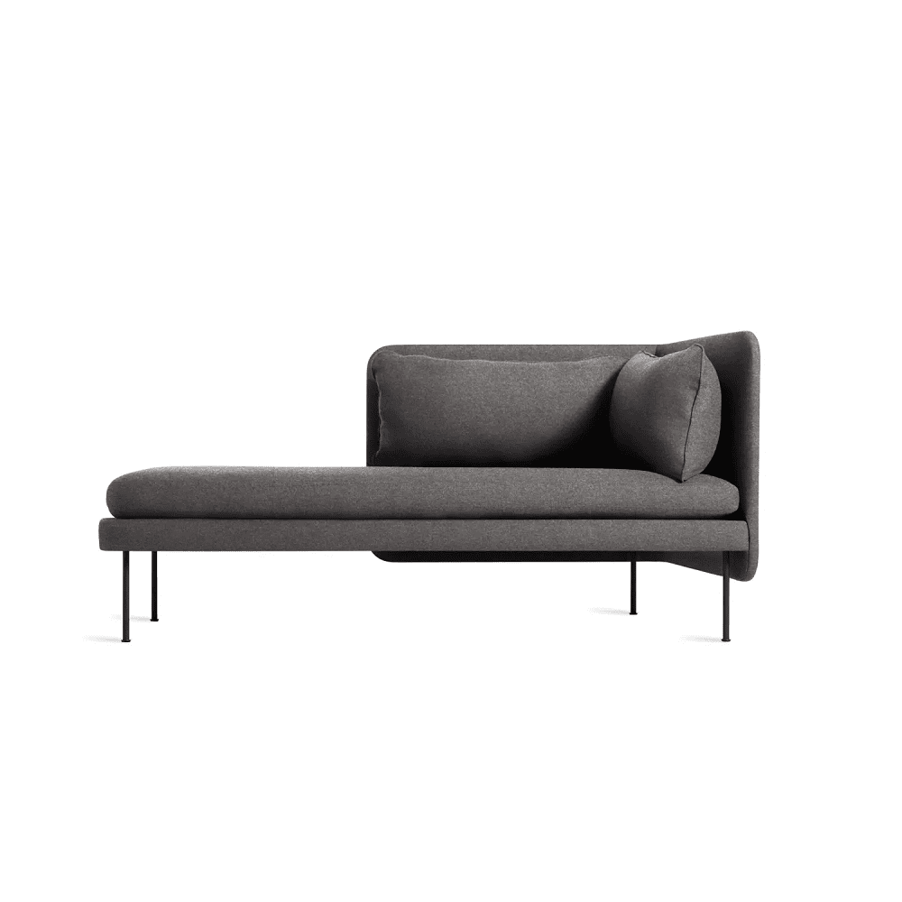 Bloke Chaise Sofa BluDot Gabro Grey Left Chaise 