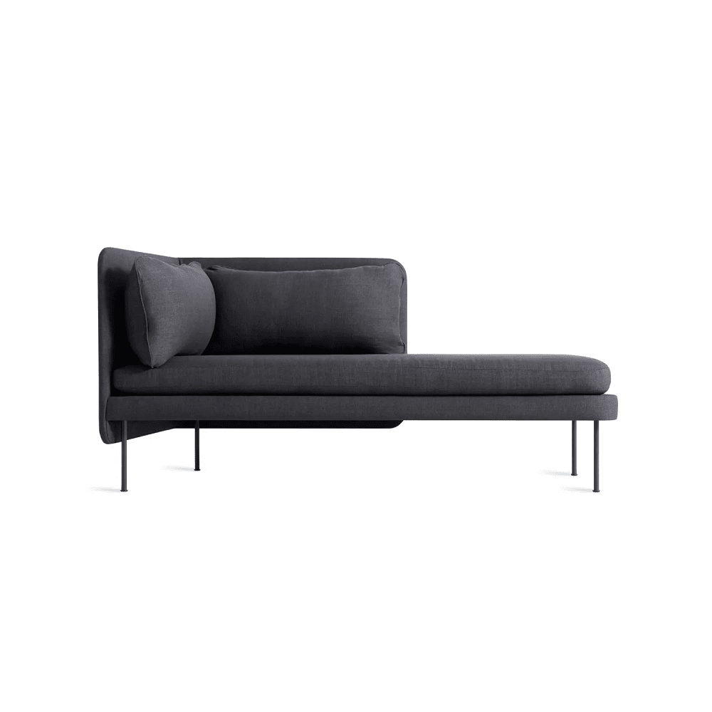 Bloke Chaise Sofa BluDot Rostenkowski Blue Right Chaise 