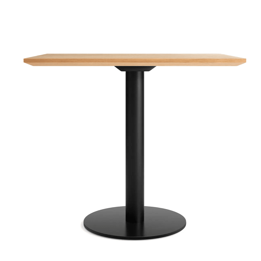 Easy 32 Rectangle Cafe Table Tables BluDot White Oak/Black 