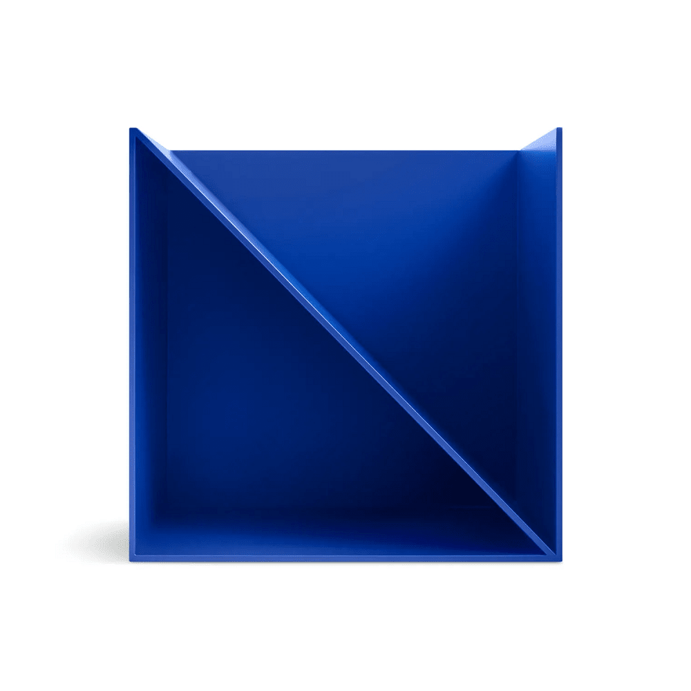 HiFive Magazine Rack magazine stand BluDot Cobalt 