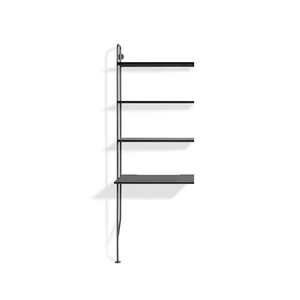Hitch Add-on Bookcase and Desk storage BluDot Slate / Black 