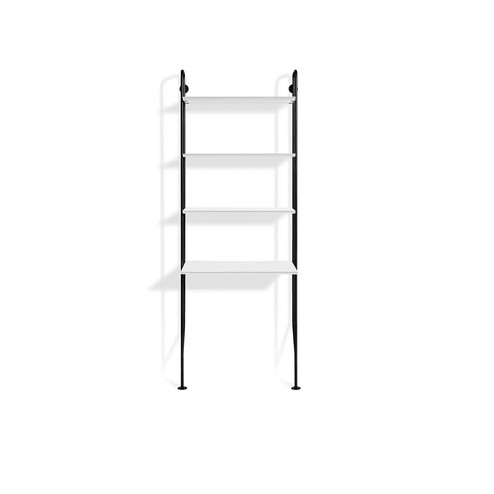 Hitch Bookcase and Desk storage BluDot White / Black 