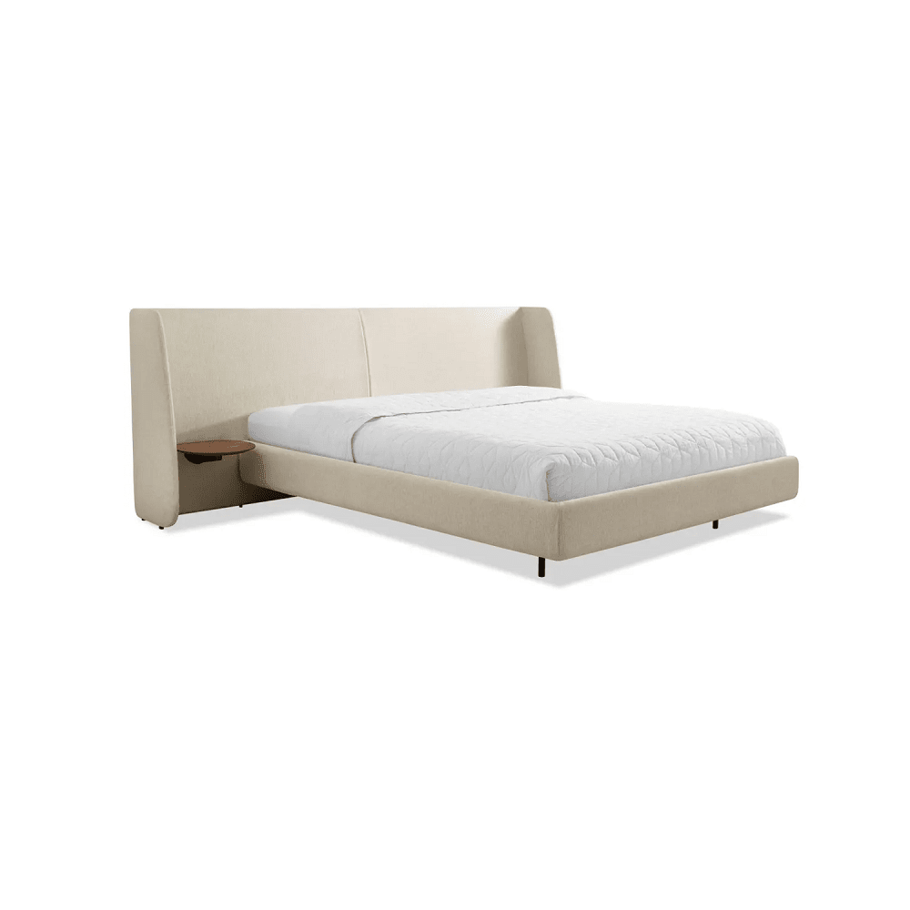 Hunker Bed Beds BluDot Queen Tait Beach Walnut