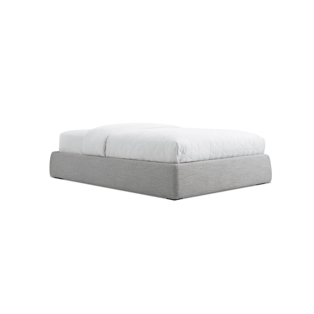 Lid Platform Bed Beds BluDot King - Vesper Light Grey 