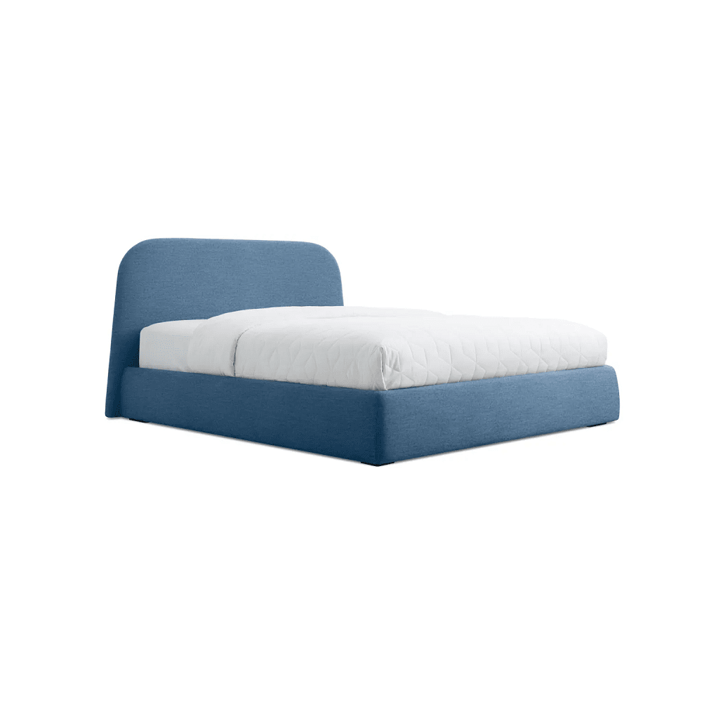 Lid Bed Beds BluDot Vesper Marine Blue Queen 