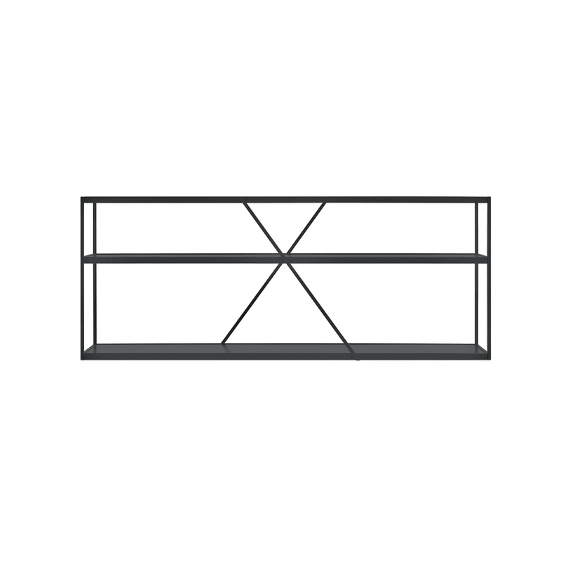 NeedWant Long and Low Shelving storage BluDot Oblivion 