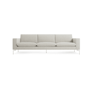 New Standard 104" Sofa Sofa BluDot Maharam Mode in Clavicle/White Legs 