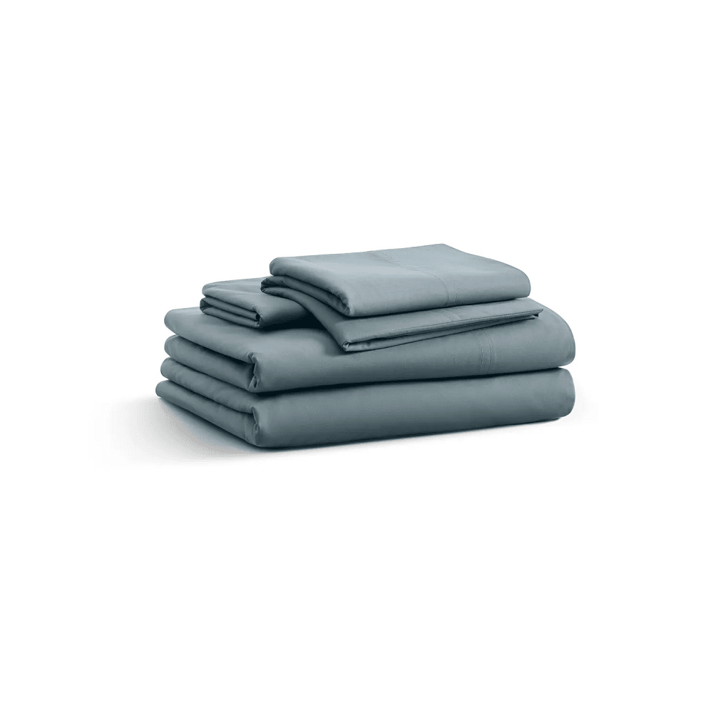 Blu Dot Percale Sheet Set Blu Dot - Beds BluDot King Grey Blue 