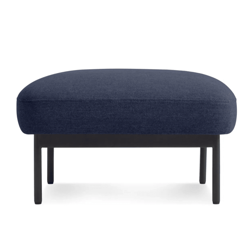 Puff Puff Ottoman Ottoman BluDot Edwards Navy 