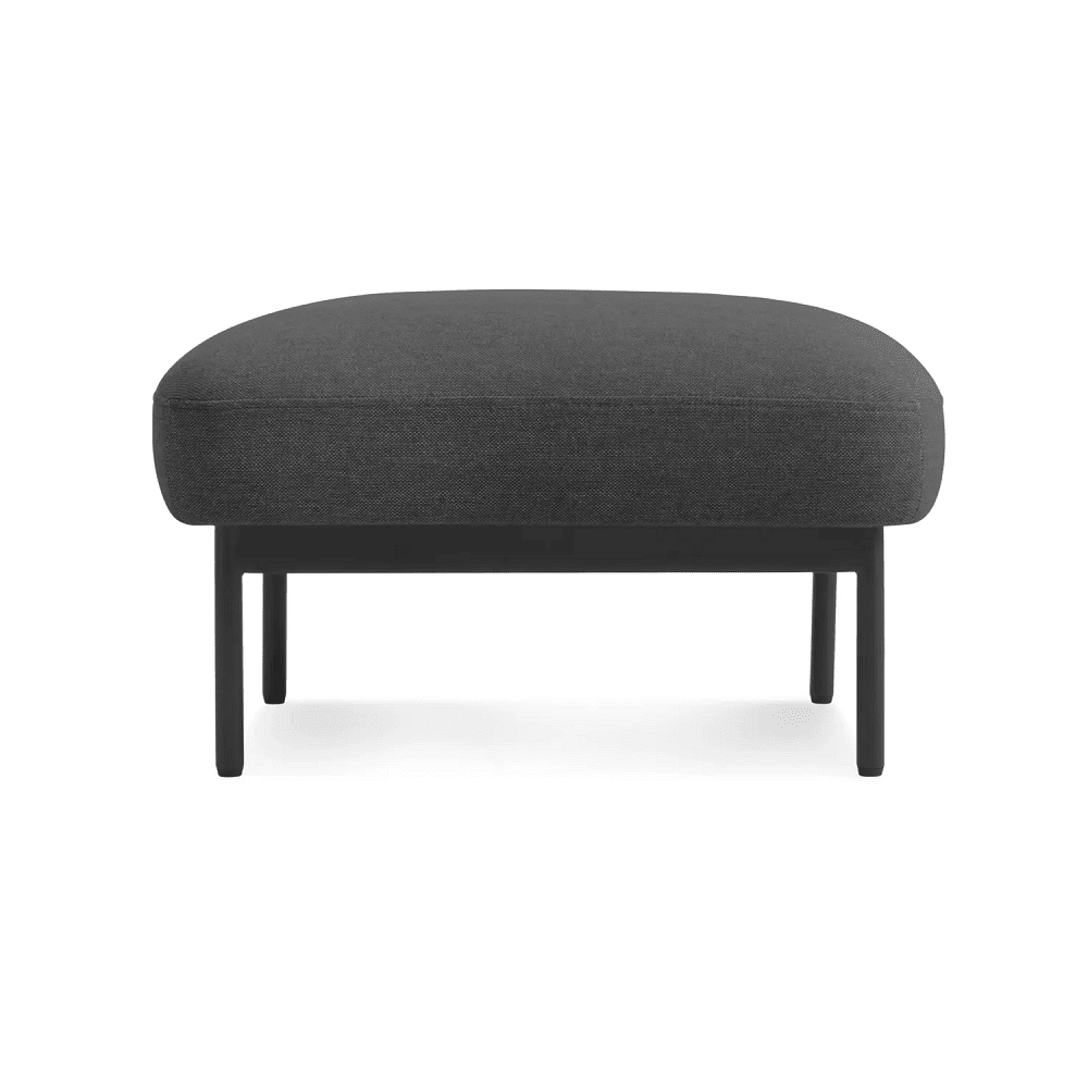 Puff Puff Ottoman Ottoman BluDot Maharam Meld in Panda 