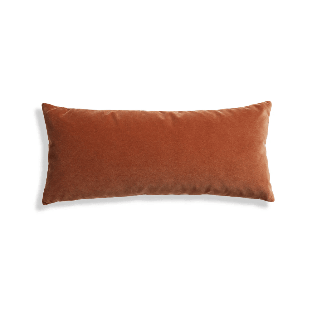 Signal Lumbar Pillow Pillows BluDot Copper Velvet 30" x 13" 