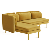 Bloke Armless Sofa with Chaise Sofa BluDot 
