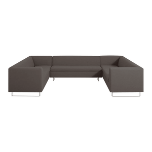Bonnie and Clyde U-Shaped Sectional Sofa Sofa BluDot Condit Charcoal 