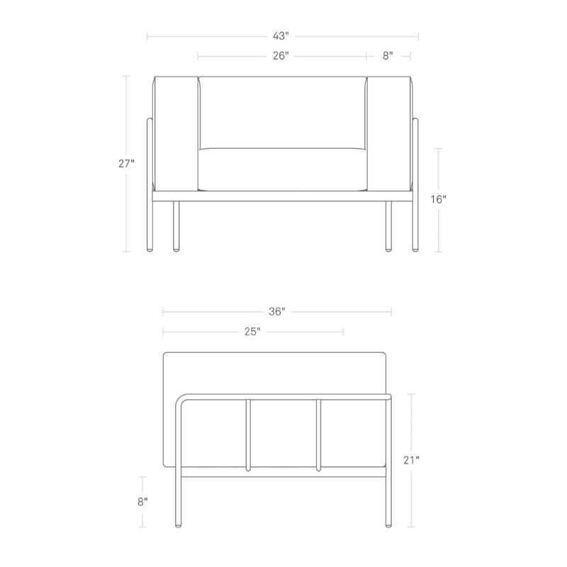 Cache Lounge Chair lounge chair BluDot 