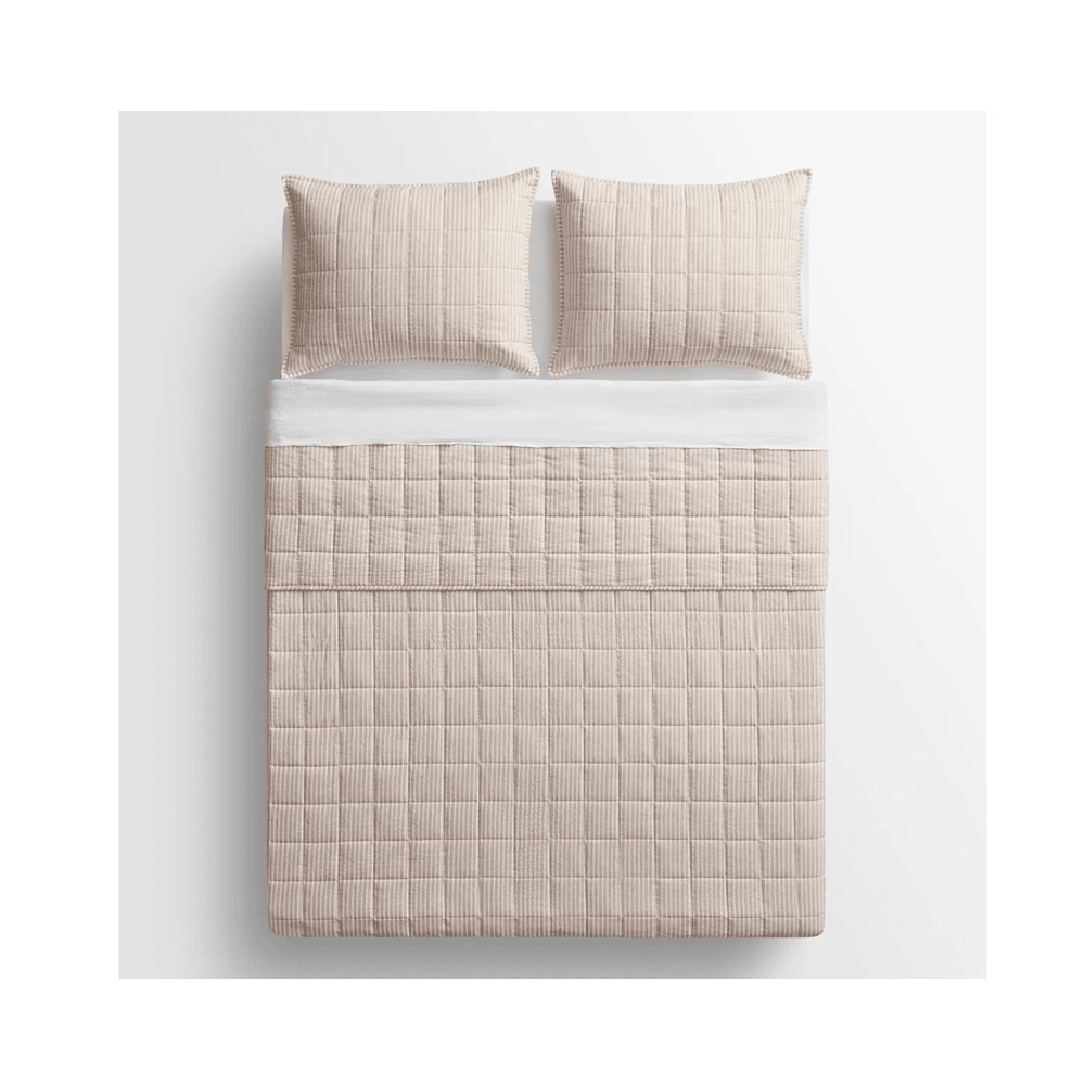 Canfield Stripe Quilt Set Beds BluDot 