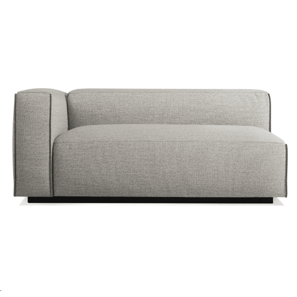 Cleon One Arm Sofa Sofa BluDot Tait Charcoal Left 