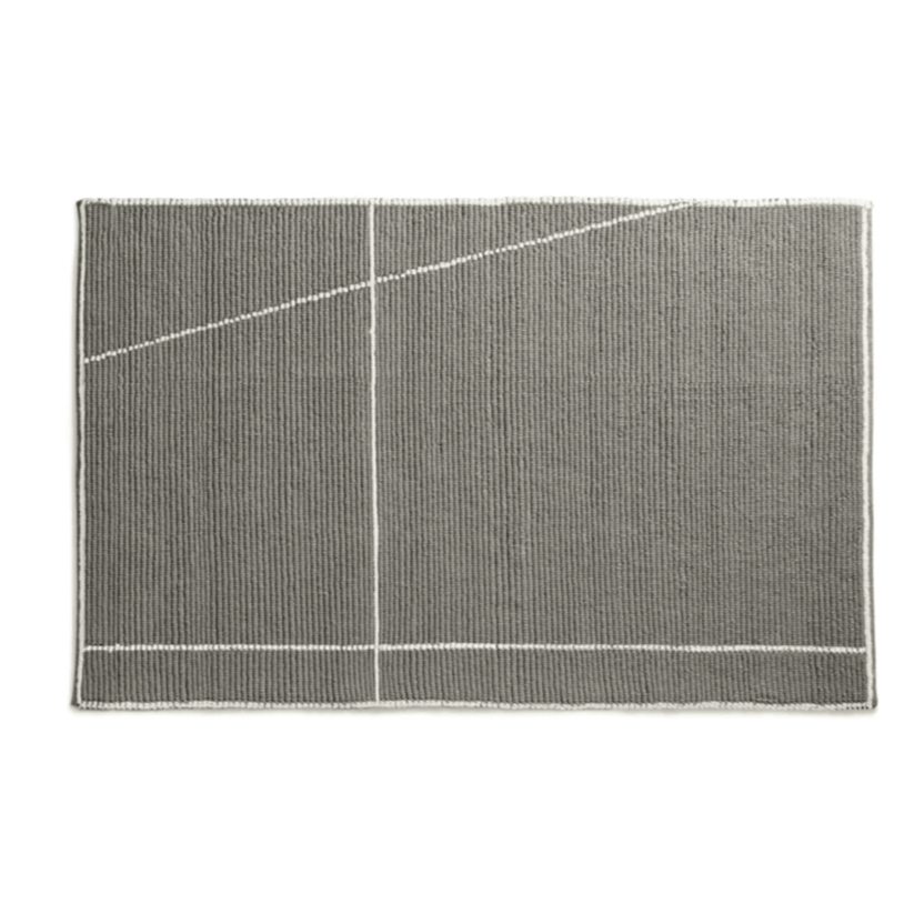 Collet Rug Rugs BluDot 5&#39; x 8&#39; Grey 