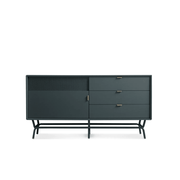 Dang 1 Door / 3 Drawer Console storage BluDot Navy Green 