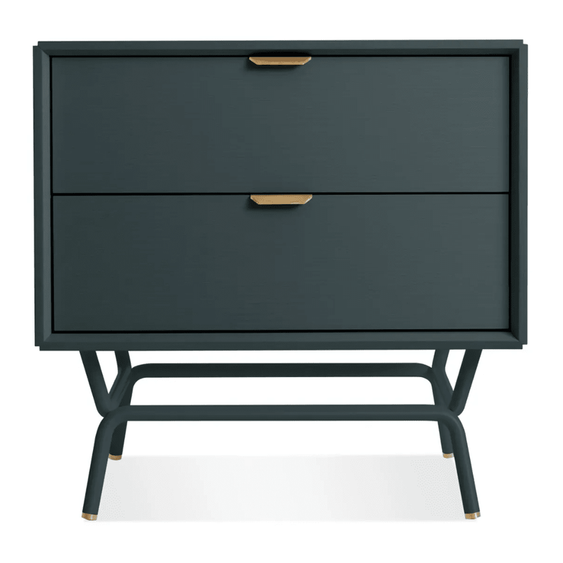 Dang 2 Drawer Nightstand nightstand BluDot Navy Green 