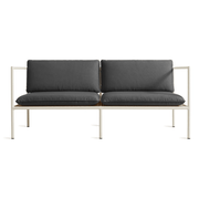 Dog Days Outdoor 2 Seat Sofa sofa BluDot Sunbrella Coal / White 