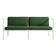 Dog Days Outdoor 2 Seat Sofa sofa BluDot Sunbrella Ivy / White 
