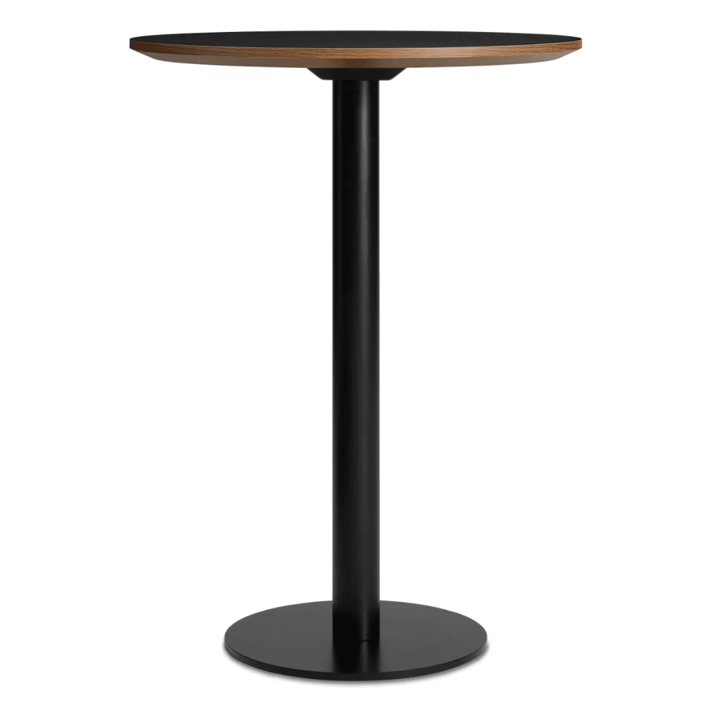 Easy 30&quot; Bar Height Cafe Table Coffee Tables BluDot Black Laminate/Black 