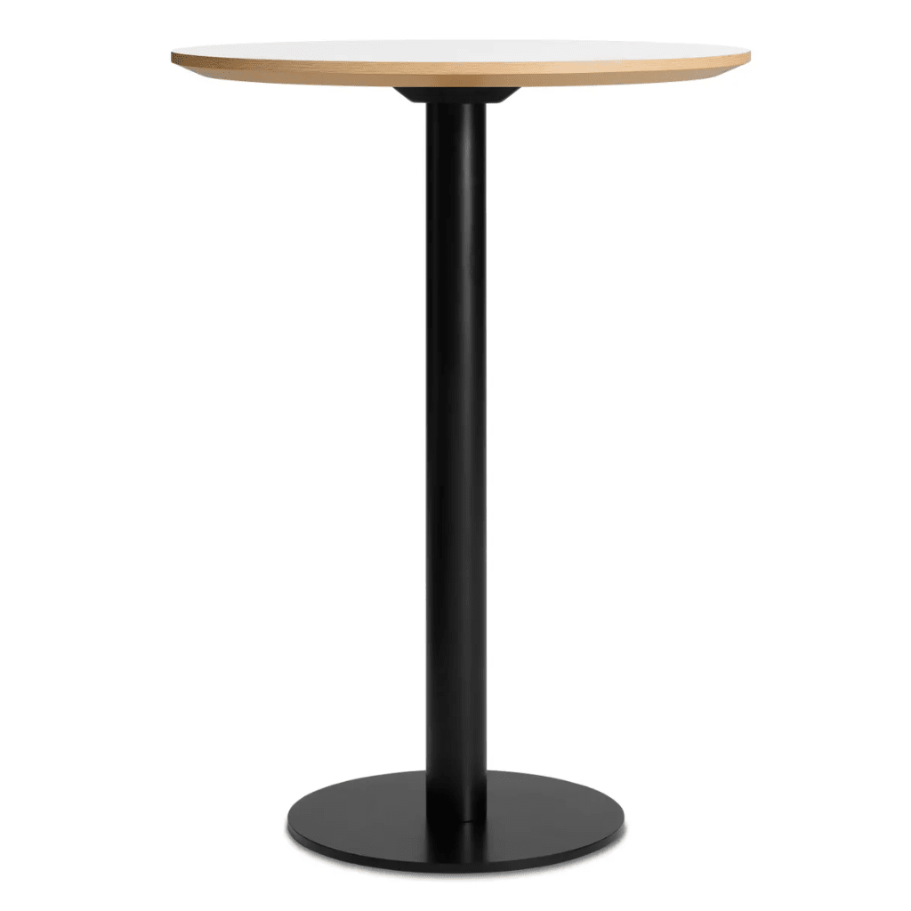 Easy 30" Bar Height Cafe Table Coffee Tables BluDot White Laminate/Black 