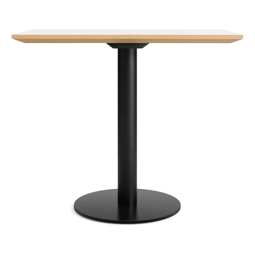 Easy 32 Rectangle Cafe Table Tables BluDot White Laminate/Black 