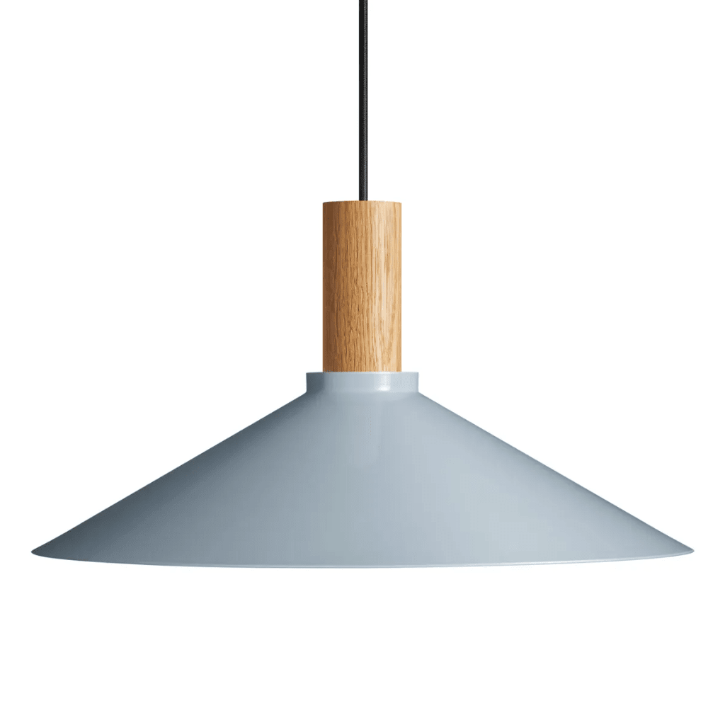 Emblem Pendant Light Pendant Lights BluDot Large Grey Blue / White Oak 