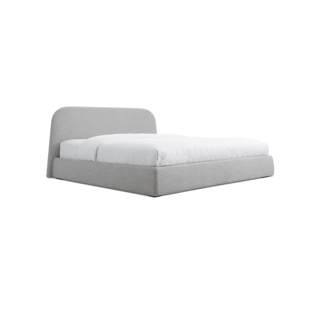 Lid Storage Bed Beds BluDot Vesper Light Grey King 