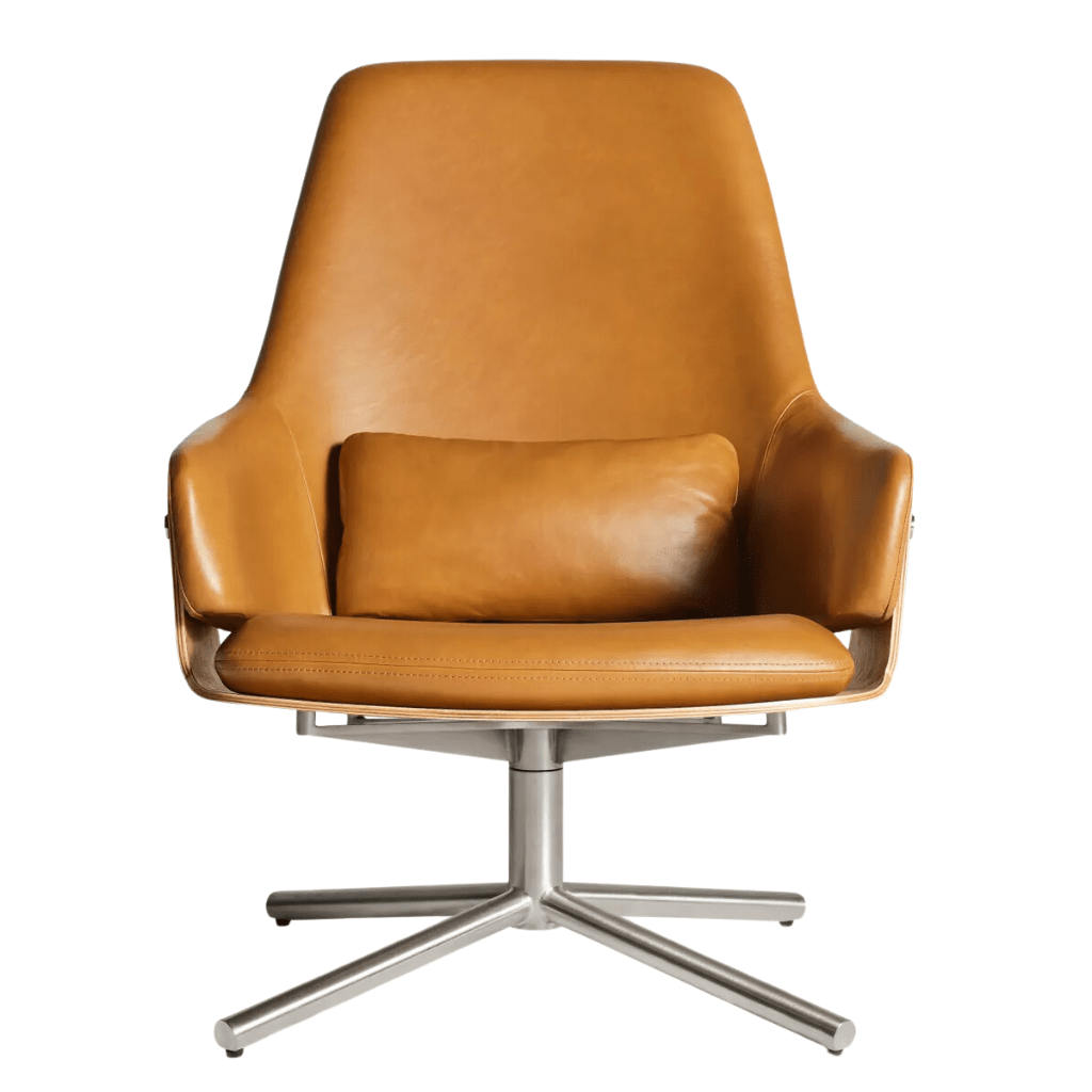 Lock Lounge Chair lounge chair BluDot Canyon Leather 