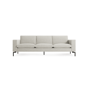 New Standard 92" Sofa Sofa BluDot Maharam Mode in Clavicle - Black Legs 