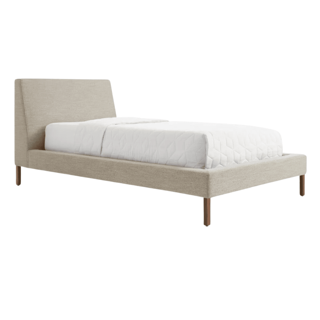 New Standard Bed Bed BluDot Twin Tait Stone Walnut