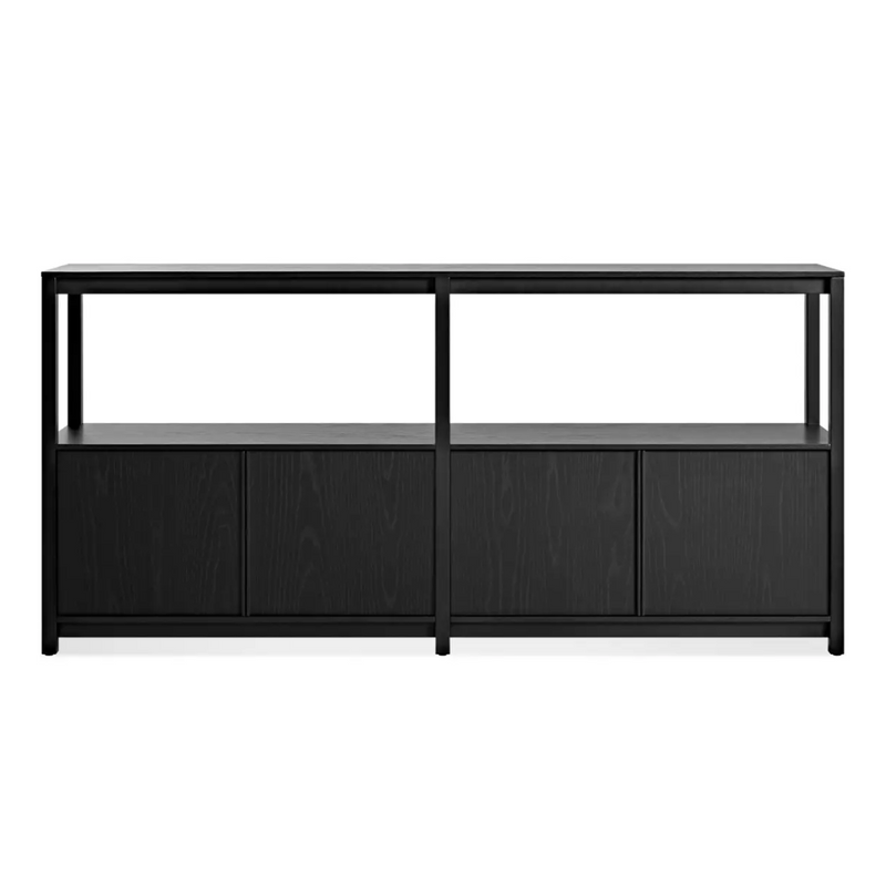 Open Plan Small Large Bookcase with Storage
