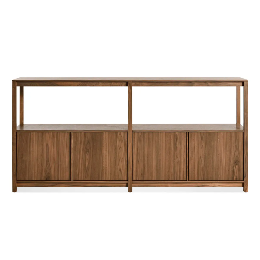 Open Plan Small Large Bookcase with Storage