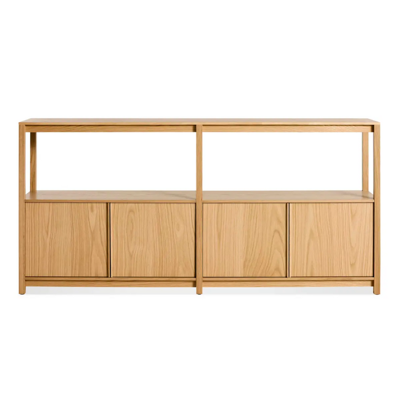 Open Plan Small Large Bookcase with Storage