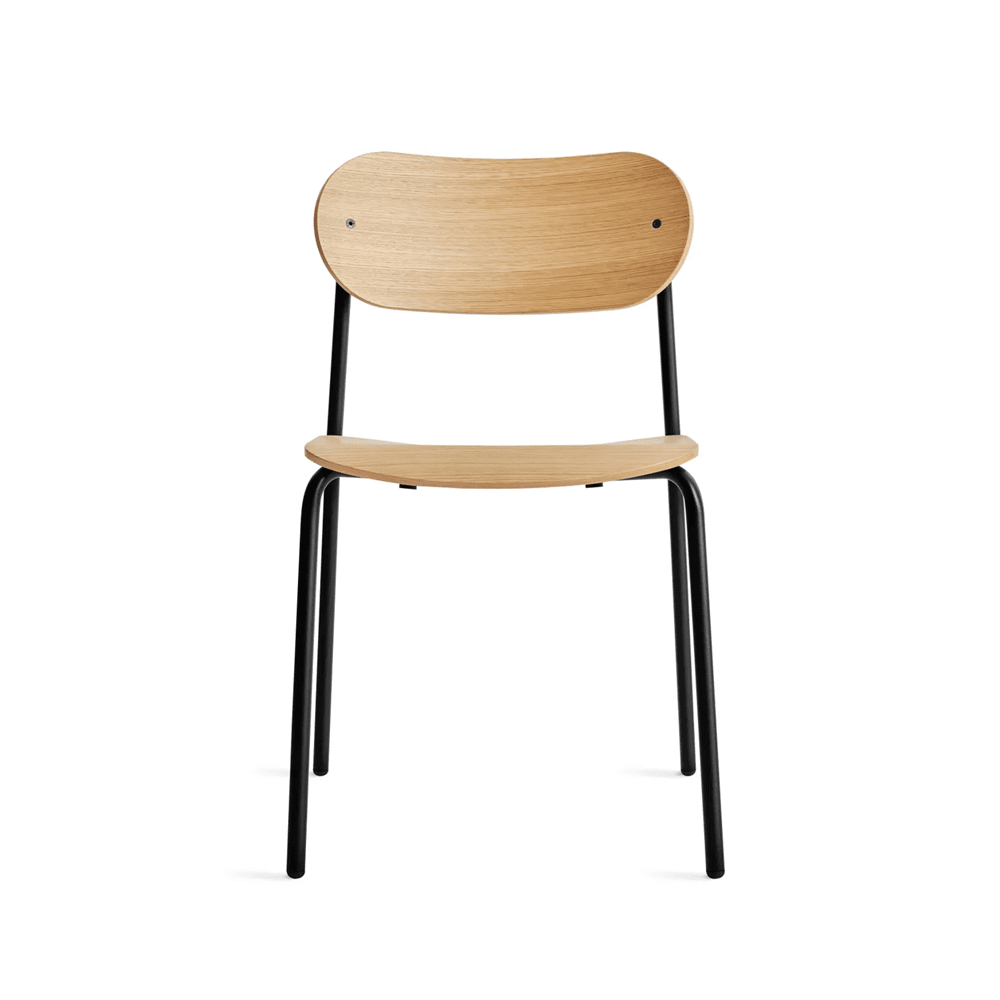 SideBySide Wood Chair Side/Dining BluDot White Oak 