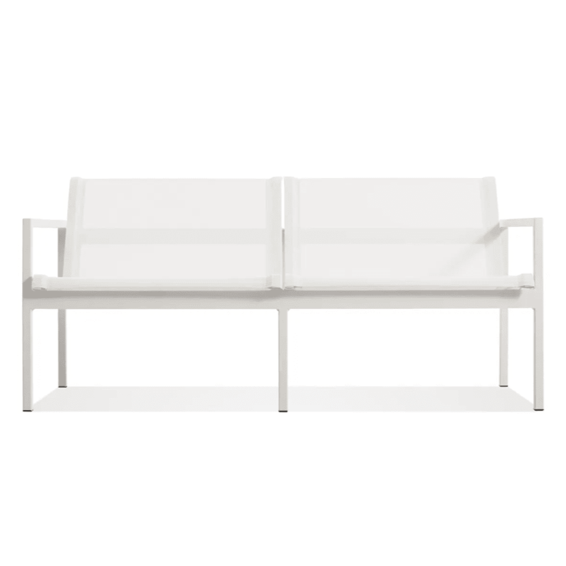 Skiff Outdoor 2 Seat Sofa Outdoors BluDot White 