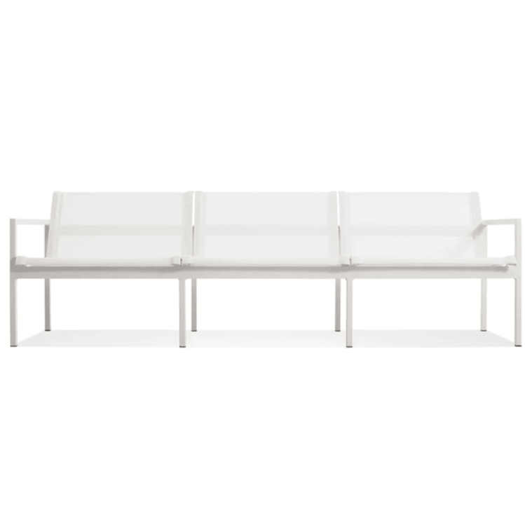 Skiff Outdoor 3 Seat Sofa Outdoors BluDot White 