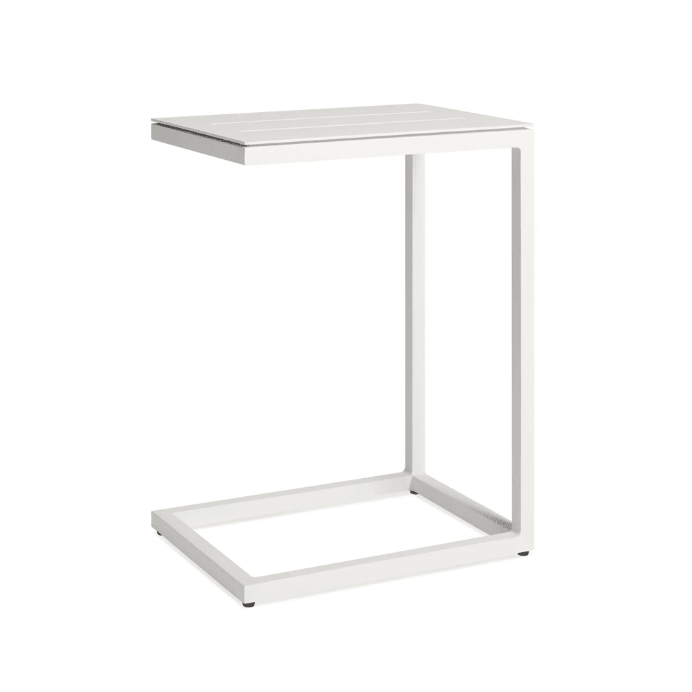 Skiff Outdoor Side Table Outdoors BluDot White 