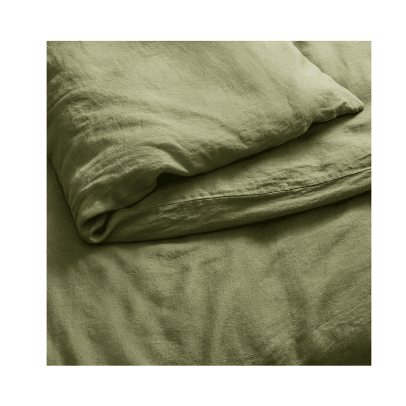 Blu Dot Stone Washed Linen Duvet Set Blu Dot - Beds BluDot 
