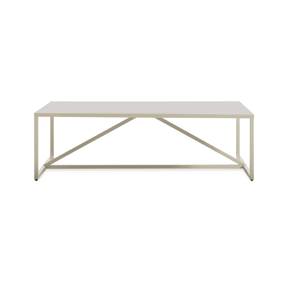 Strut Square Coffee Table Coffee Tables BluDot Ivory 