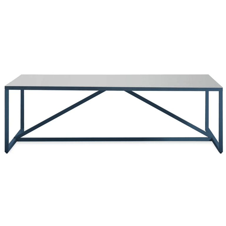 Strut Square Coffee Table Coffee Tables BluDot Navy 