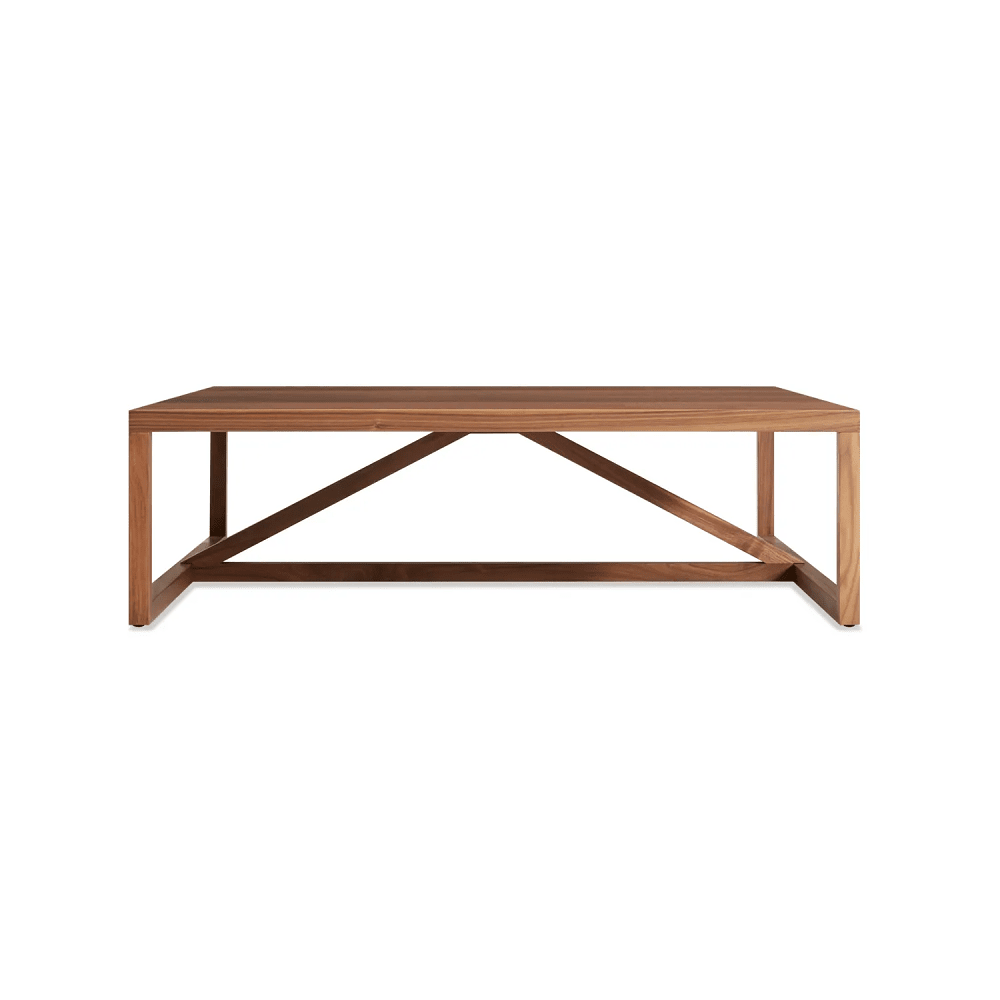 Strut Square Coffee Table Coffee Tables BluDot Walnut 