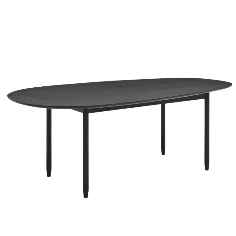 Swole 82&quot; Dining Table Tables BluDot Black on Ash 