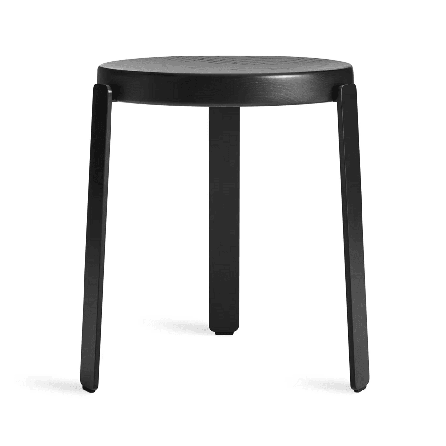 Unit Stool Stools BluDot Black on Ash / Oblivion 