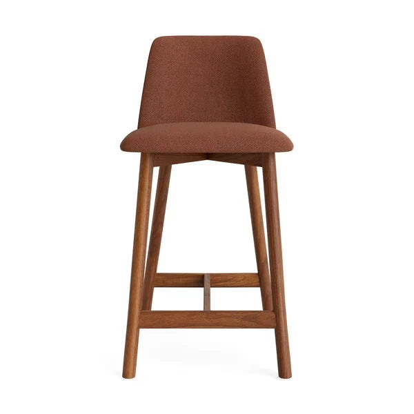 Chip Stool Stools BluDot Counter Height Camp Tomato / Walnut 