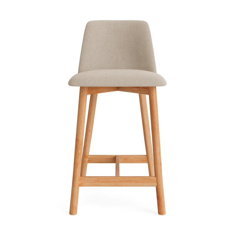 Chip Stool Stools BluDot Counter Height Camp Stone / White Oak 