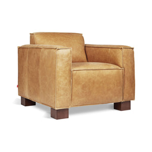 Cabot Chair lounge chair Gus Modern Canyon Whiskey Leather 