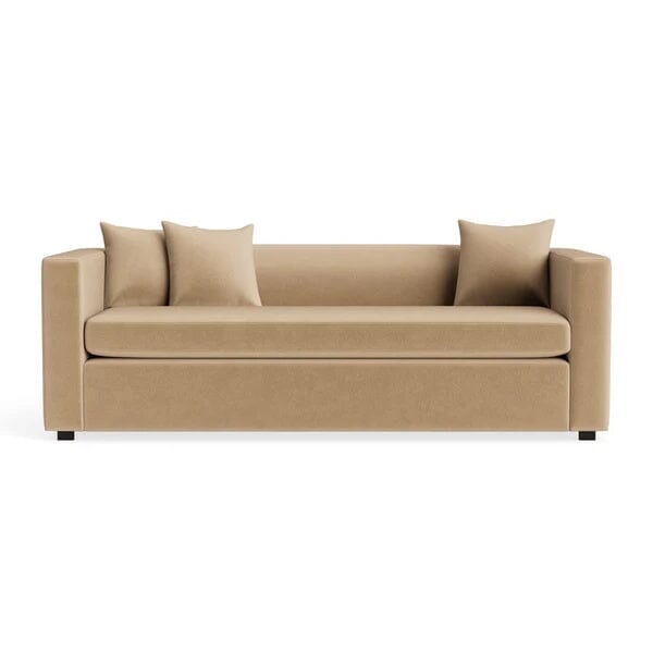 Mono Sleeper Sofa sofa BluDot Camel Velvet 